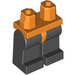 LEGO Orange Minifigure Hips with Black Legs (73200 / 88584)