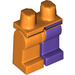 LEGO Orange Minifigure Hips with Dark Purple Left Leg, Orange Right Leg and Coattails Decoration (10330 / 73285)