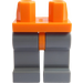 LEGO Orange Minifigure Hips with Dark Stone Gray Legs (73200 / 88584)