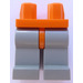 LEGO Orange Minifigure Hips with Light Gray Legs (3815)