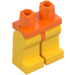 LEGO Orange Minifigur Hüften mit Gelb Beine (73200 / 88584)