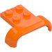 LEGO Orange Mudguard Plate 2 x 2 with Shallow Wheel Arch (28326)