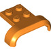 LEGO Orange Kotflügel Platte 2 x 2 mit Shallow Rad Bogen (28326)