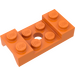 LEGO Orange Garde-boue assiette 2 x 4 avec Arches avec trou (60212)