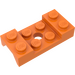 LEGO Oranje Spatbord Plaat 2 x 4 met Arches met gat (60212)