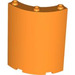 LEGO Orange Panneau 4 x 4 x 6 Incurvé (30562 / 35276)