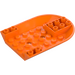 LEGO Orange Plane Bottom 6 x 8 Curved Inverted (11295)