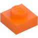 LEGO Oranje Plaat 1 x 1 (3024 / 30008)