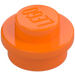 LEGO Oranje Plaat 1 x 1 Rond (6141 / 30057)