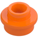 LEGO Oranje Plaat 1 x 1 Rond met Open nop (28626 / 85861)