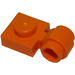 LEGO Orange Plate 1 x 1 with Clip (Thick Ring) (4081 / 41632)