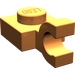 LEGO Orange assiette 1 x 1 avec Agrafe Horizontal (Clip à face plate) (6019)
