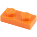 LEGO Orange Platte 1 x 2 (3023 / 28653)