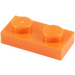 LEGO Orange Plate 1 x 2 (3023)