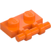 LEGO Orange Plate 1 x 2 with Handle (Open Ends) (2540)