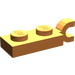 LEGO Orange assiette 1 x 2 avec Agrafe Horizontal sur Fin (42923 / 63868)