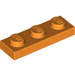 LEGO Orange Plate 1 x 3 (3623)