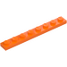 LEGO Orange Plate 1 x 8 (3460)