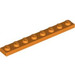 LEGO Orange Plate 1 x 8 (3460)