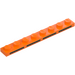 LEGO Oranssi Levy 1 x 8 jossa Musta Lines (3460 / 103807)