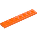 LEGO Oranje Plaat 1 x 8 met Deur spoor (4510)