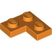 LEGO Orange assiette 2 x 2 Coin (2420)