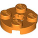 LEGO Orange Platte 2 x 2 Runden mit Achse Loch (mit &#039;X&#039;-Achsloch) (4032)