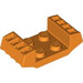 LEGO Orange assiette 2 x 2 avec Raised Grilles (41862)