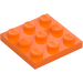 LEGO Orange Plate 3 x 3 (11212)