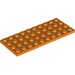 LEGO Orange Plate 4 x 10 (3030)