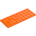 LEGO Oranje Plaat 4 x 10 (3030)