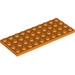 LEGO Oranje Plaat 4 x 10 (3030)