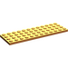 LEGO Orange Plate 4 x 12 (3029)