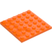 LEGO Orange Platta 6 x 6 (3958)