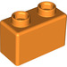 LEGO Oranje Quatro Steen 1 x 2 (63.4 X 31.4) (48287)
