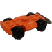 LEGO Oranje Racers Chassis met Zwart Wielen (76544)