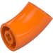 LEGO Orange Round Brick with Elbow (Shorter) (1986 / 65473)