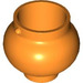 LEGO Orange Gerundet Pot / Cauldron (79807 / 98374)