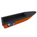 LEGO Orange Ship Hull 8 x 28 x 3 with Dark Stone Gray Top with Blue &#039;21&#039; on Both Sides Sticker (92709)