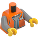 LEGO Orange Shopkeeper - Orange Vest Minifig Torso (973 / 76382)