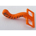 LEGO Orange Short Tail with Narrow Black Stripes (15504 / 68555)