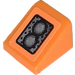 LEGO Orange Slope 1 x 1 (31°) with 2 Headlights Right Sticker (50746)