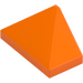 LEGO Oranje Helling 1 x 2 (45°) Drievoudig met noppenhouder aan de binnenzijde (15571)