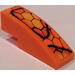 LEGO Orange Pente 1 x 3 Incurvé avec Snakeskin Autocollant (50950)
