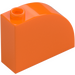 LEGO Orange Slope 1 x 3 x 2 Curved (33243)