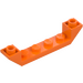 LEGO Oransje Skråning 1 x 6 (45°) Dobbel Omvendt med Open Senter (52501)