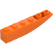 LEGO oranžová Sklon 1 x 6 Zakřivený Převrácený (41763 / 42023)