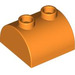 LEGO Orange Pente 2 x 2 Incurvé avec 2 Goujons sur Haut (30165)
