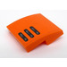 LEGO Orange Slope 2 x 2 Curved with Three Black Lines - Right Side Sticker (15068)