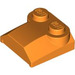 LEGO Oranje Helling 2 x 2 x 0.7 Gebogen zonder gebogen uiteinde (41855)